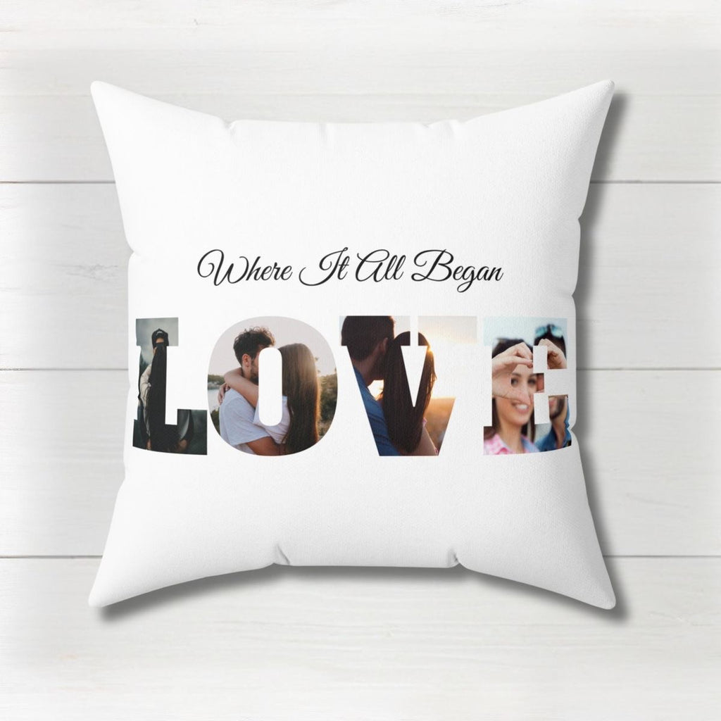Custom Photo Collage Pillow