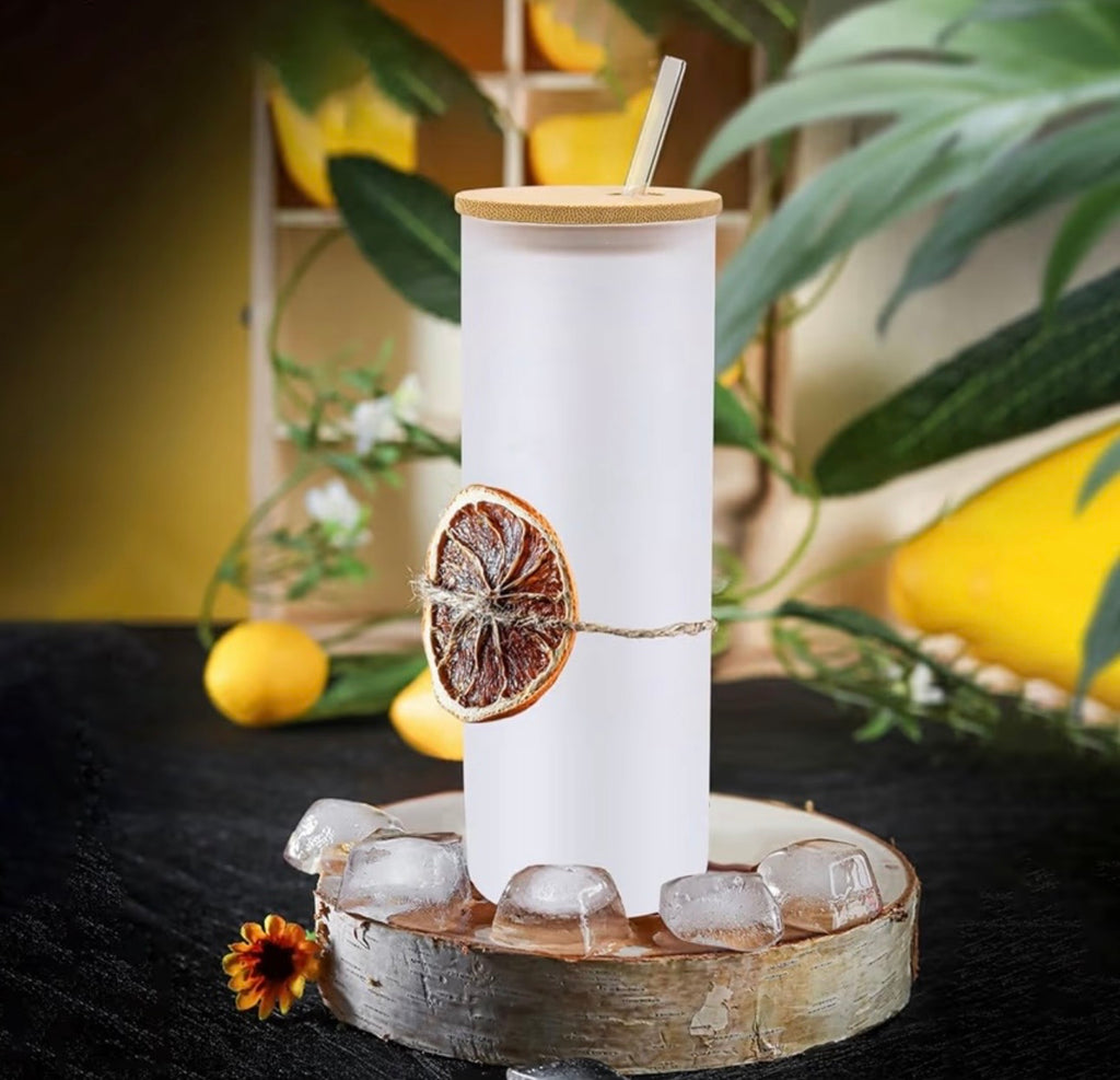 Premium Personalized Skinny Tumbler 20oz – Custom Bamboo Lid Edition