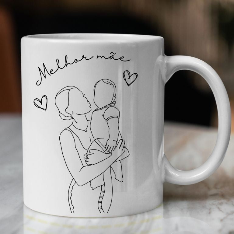 Custom Cartoon Couple Mug