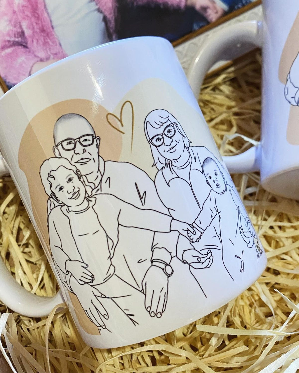 Custom Cartoon Couple Mug