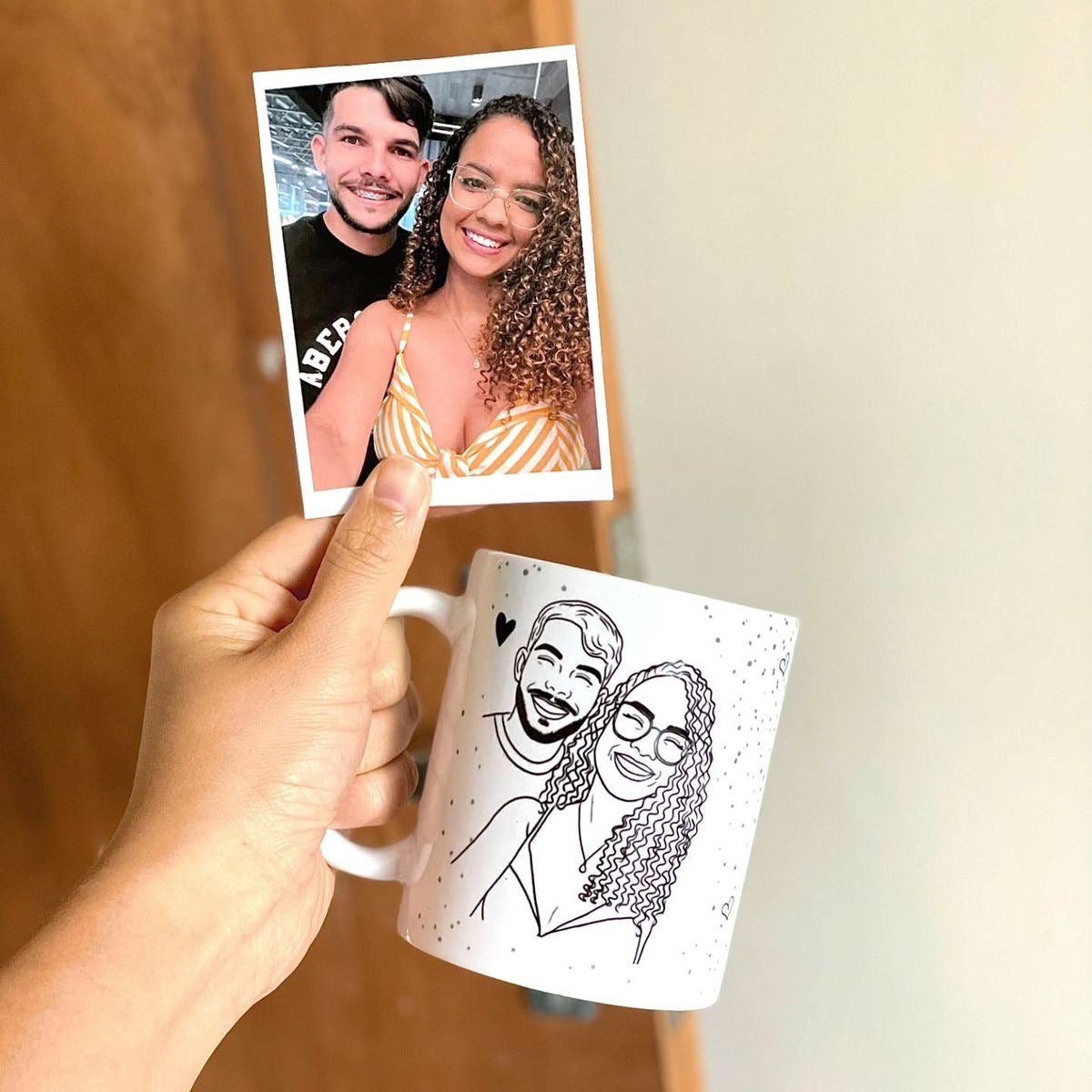 Custom Cartoon Couple Mug