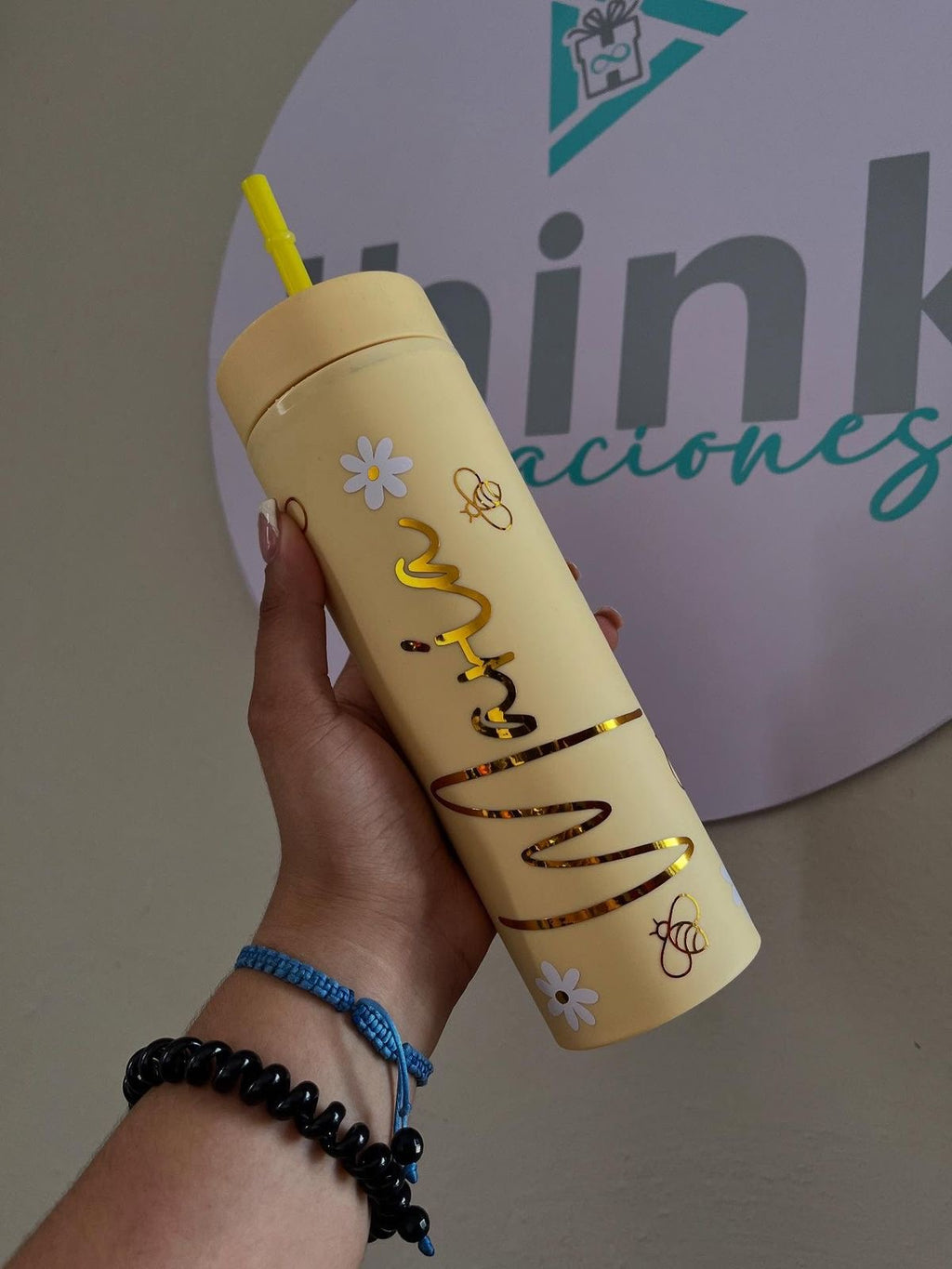 Bridesmaid Personalized Skinny Tumbler 20oz