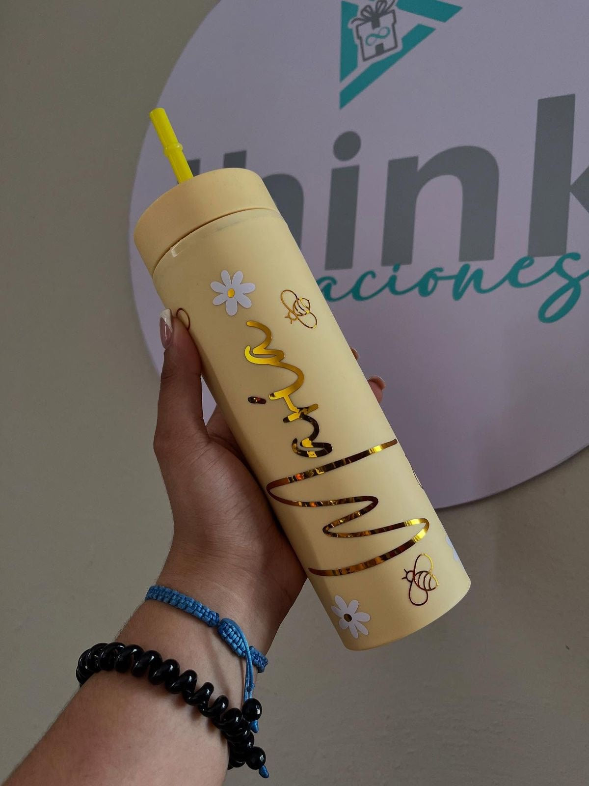 Bridesmaid Personalized Skinny Tumbler 20oz