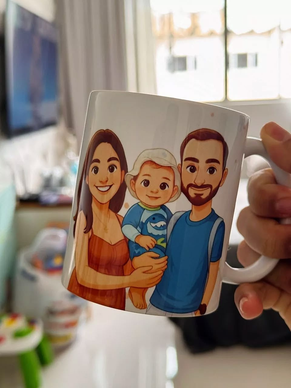 Custom Cartoon Couple Mug