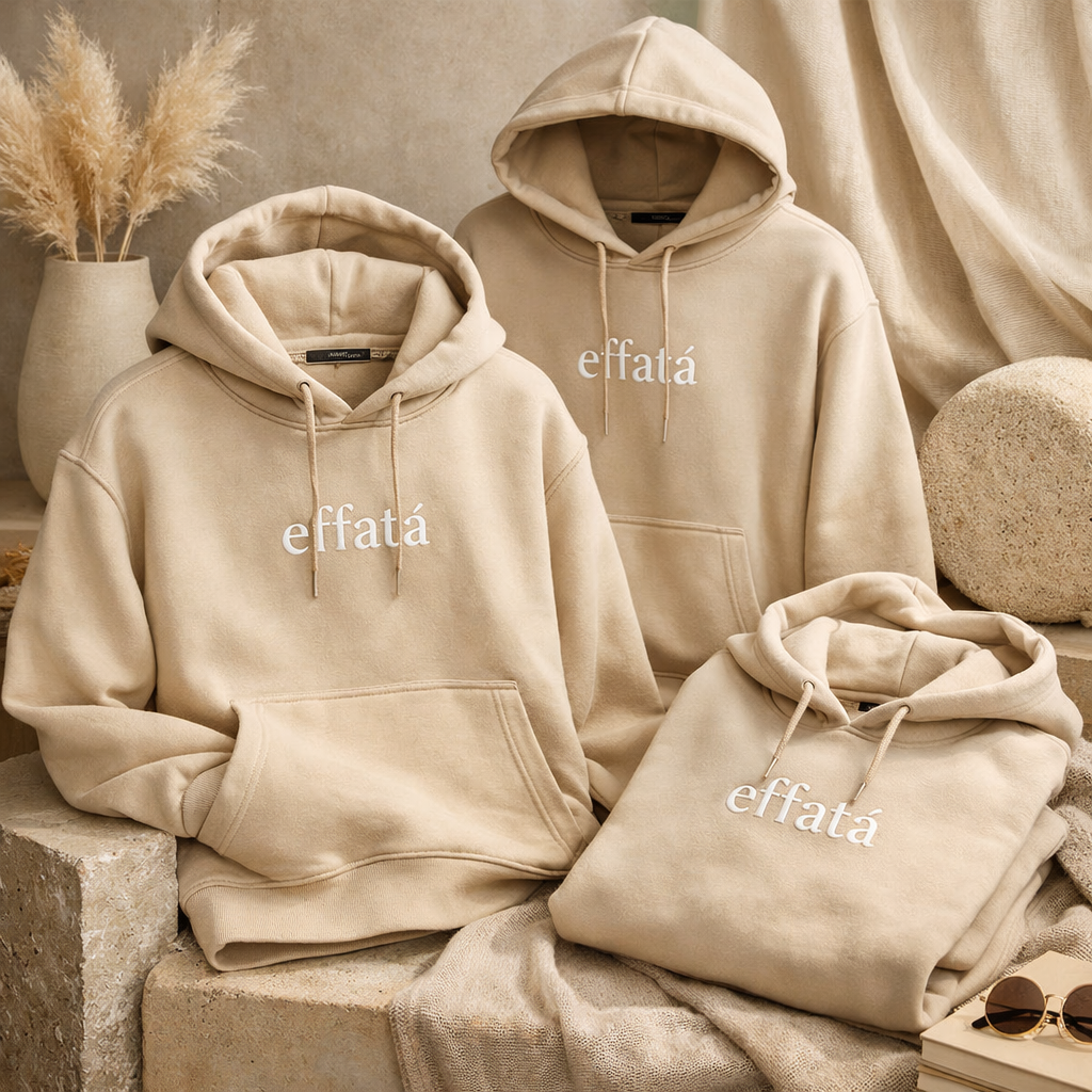 Effata Hoodie – Beige Edition
