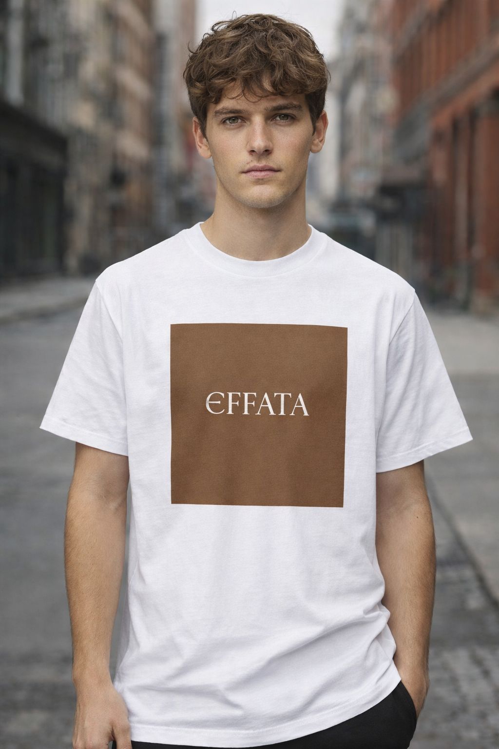 Effata Minimal Tee - Brown